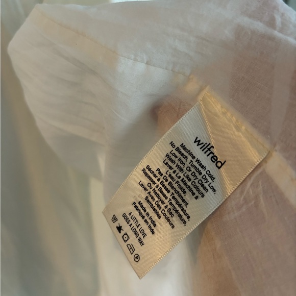 Aritzia Wilfred “Legere La boheme” linen wrap dress from Aritzia - brand new. - Picture 9 of 14